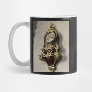 clock chateau de fontainebleau Mug